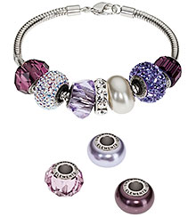 Swarovski BeCharmed Pave Beads Lavender Bay Color Inspiration