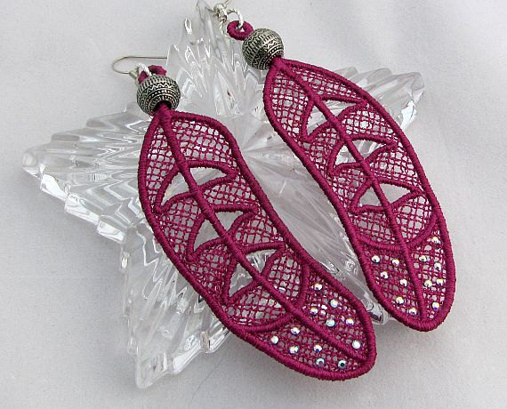 Anita Allbritton Swarovski Crystal Earrings