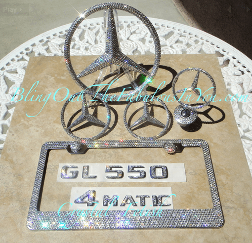 Crystal Fetish Crystal Bedazzled Car Accessories Handmade with SWAROVSKI ELEMENTS