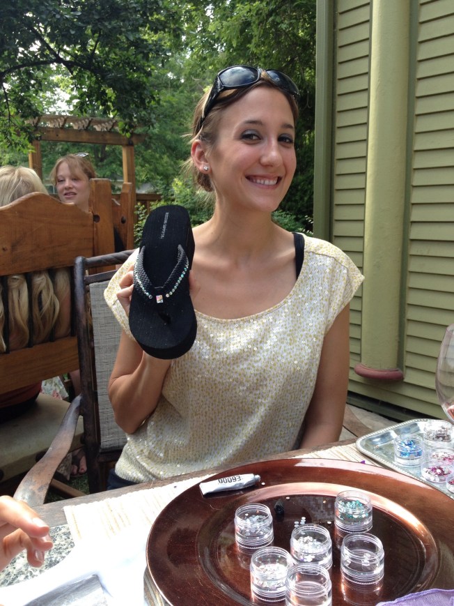 Swarovski Crystal Party Blinged Flip flops