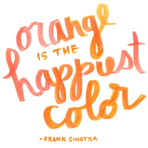 Pantone Fall 2013 Color Inspiration Koi Orange is the Happiest color