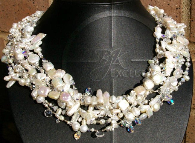 Swarovski Crystal Bridal Necklace Jewelry