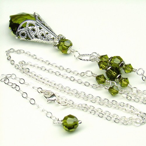 olivine_necklace_baroque_swarovski_crystal_sterling_green_jewelry_