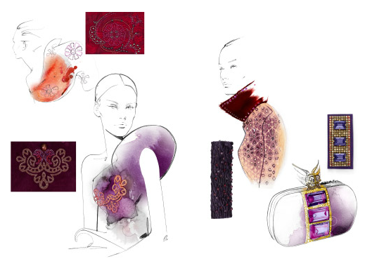 Glamour Segment Inspiration Swarovski Elements Fashion and Color Trends