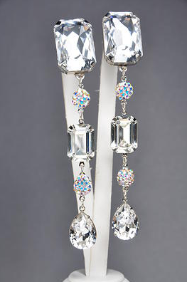 Swarovski_Crystal_Earrings_Pearshape_and_Emerald_cut