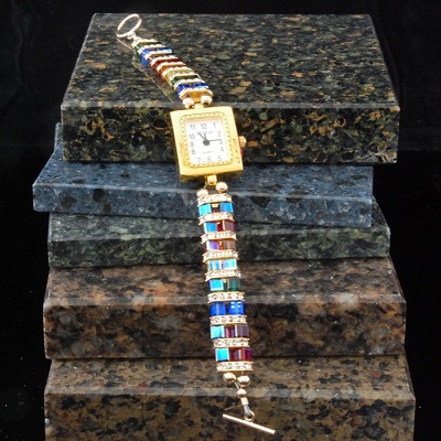 Swarovski Crystal Watch made with cubes