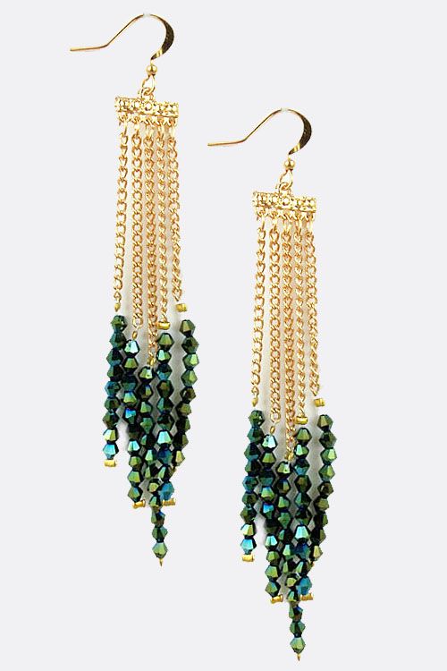 Swarovski Bicone Dangle Earrings