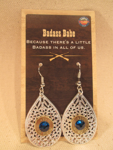 Swarovski Crystal and ammunition jewelry made by Bad Ass Babe