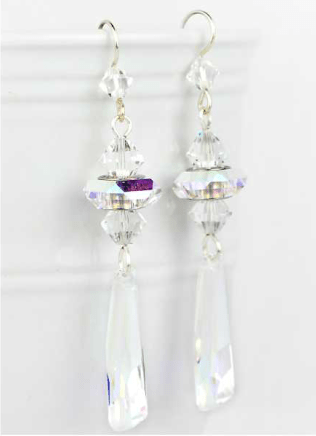 DIY Swarovski Crystal Earrings
