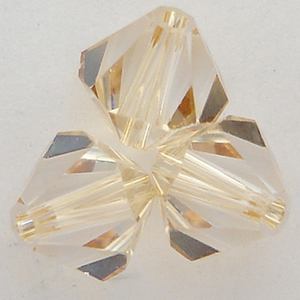 Swarovski Crystal 5328 Xilion Bicone Beads Crystal Golden Shadow