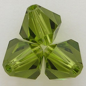 Swarovski Crystal Bicone Beads Olivine Fall Trend Colors 2015