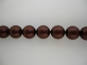 Swarovski Crystal Pearls Maroon
