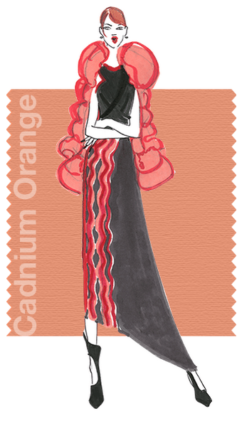 Cadmium Orange Pantone Fall Fashion Color Trends 2015