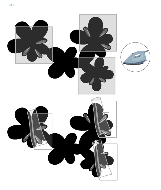 DIY Free Design and Instructions Swarovski Crystal Necklace Frozen Florets Step 4