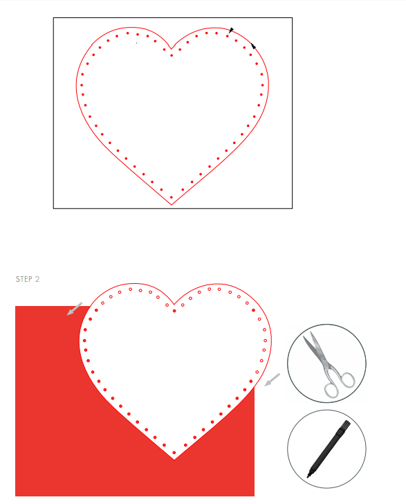 DIY Swarovski Crystal Design Idea Sewing Crystals onto Sweater Sparkling Love Patches Step 2