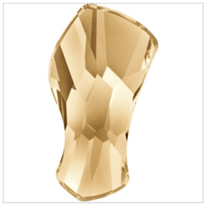 New Swarovski Crystal 2798 Contour Flatback Crystal Golden Shadwo Spring Summer 2017 Innovations