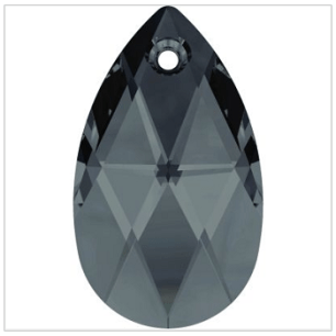 New Swarovski Crystal Color Graphite 6106 Pearshape Pendant Spring Summer 2017 Innovations image