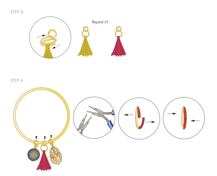 Free Swarovski Crystal Jewelry Designs and Instructions Bangle and Wholesale Crystal Beads 3