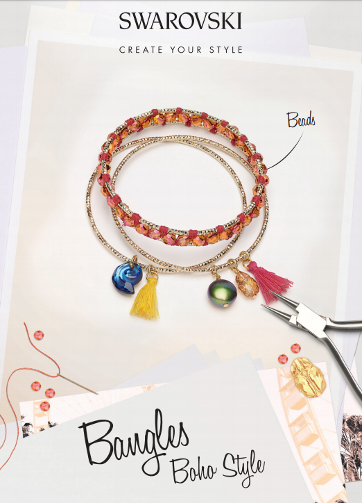 Free Swarovski Crystal Jewelry Designs and Instructions Bangle