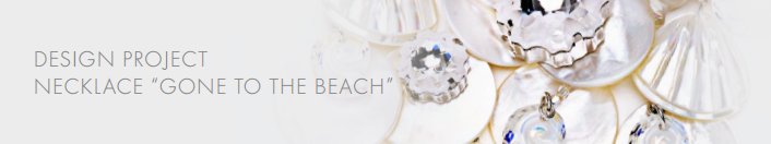 DIY Free Swarovski Crystal Necklace Design and Instructions beach style