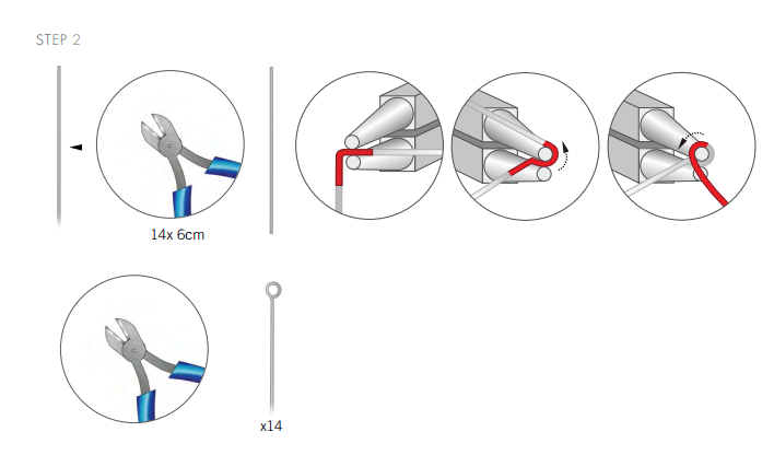 DIY Free Swarovski Crystal Necklace Design and Instructions Step 2