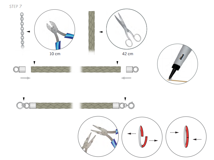 DIY Free Swarovski Crystal Necklace Design and Instructions Step 7