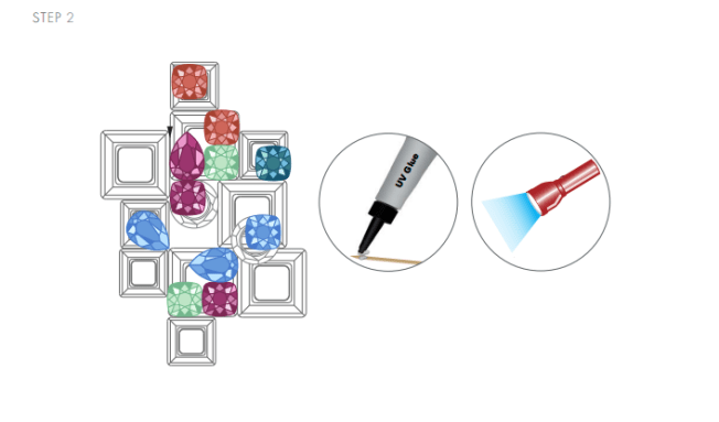 Free Swarovski Crystal Necklace Design and Instructions step 2