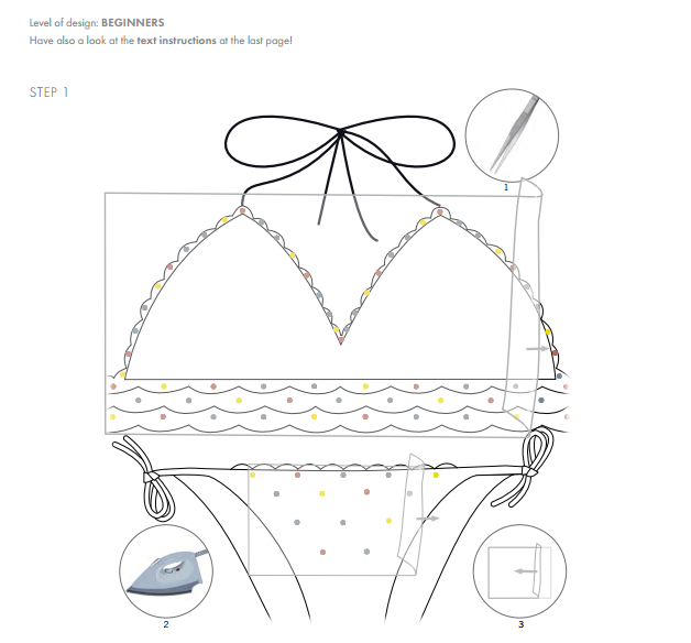 DIY How to apply Crystals to bathingsuits bikini and swimsuits free instructions