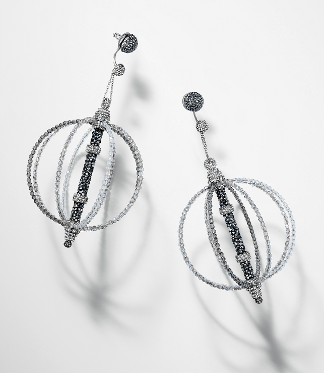 Swarovski Crystal Fine Rocks Tube Bead Earrings design inspiration
