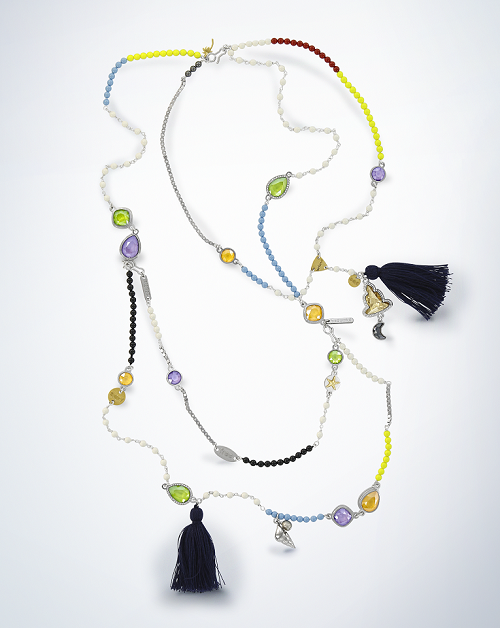 Swarovski Crystal Necklace and tassel design inspiration ShinyLacquerPro_Necklace