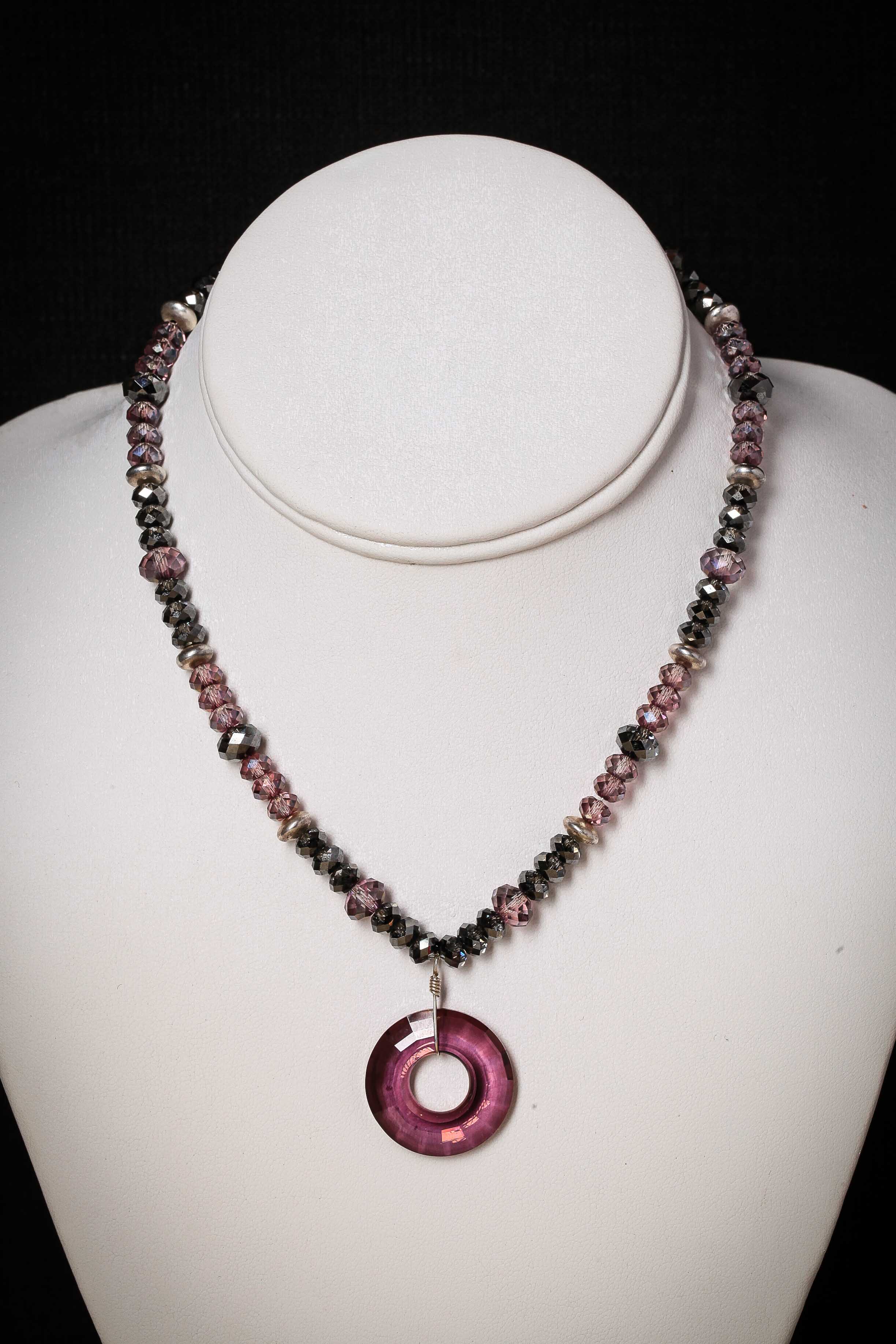 Swarovski Crystal Necklace Design by Judith Glassman