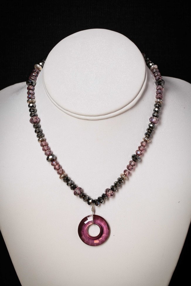 Swarovski Crystal Necklace Design by Judith Glassman