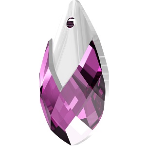 Swarovski_Crystal_ 6565_Metallic_Cap_Pear-shaped_Pendant_ Amethyst_with_Crystal_Light_Chrome_Cap_trends